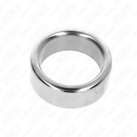 KINK Metalowy Pierścień Regulacyjny 3 cm - Stal Nierdzewna, Srebrny