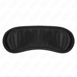 KINK Satynowa Maskująca Opaska z Regulacją 19x6 cm Czarna