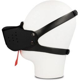 Ohmama Fetish - Maska typu kaganiec czarna, regulowana, uniwersalna