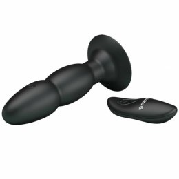 Pretty Love Black Plug - Model z Rotacją, Wibracjami i Pilotem USB