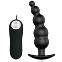 Pretty Love Plug anatomiczny silikonowy 12 trybow wibracji czarny