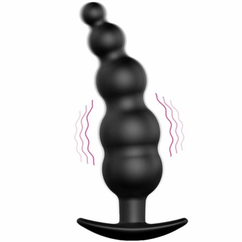 Pretty Love Plug anatomiczny silikonowy 12 trybow wibracji czarny