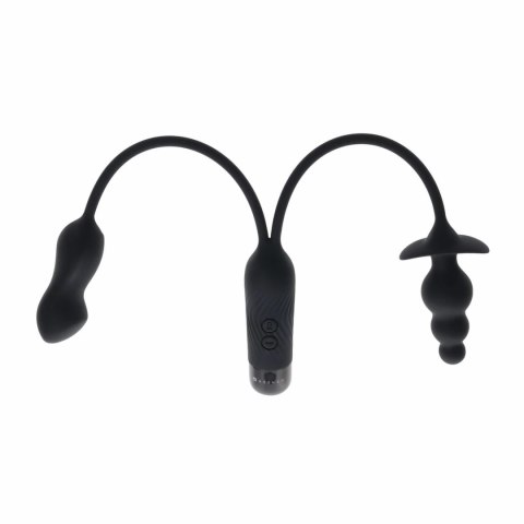 Evolved Novelties Double My Pleasure czarny system wibracyjny duo