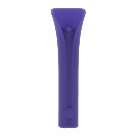 Evolved Novelties Full Coverage Purple - wibrujący aplikator z osłoną