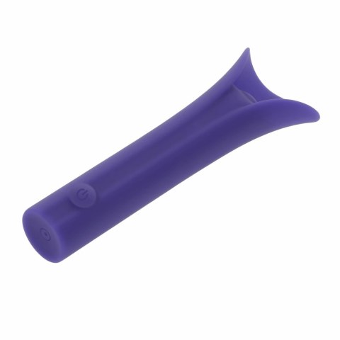 Evolved Novelties Full Coverage Purple - wibrujący aplikator z osłoną