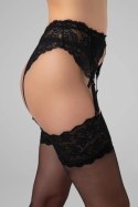 Feel Me Garter Stockings pończochy z koronką 15 den czarne