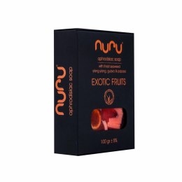 Nuru Mydło Naturalne Exotic Fruits 100g - Ręcznie Robione, Egzotyczny Zapach