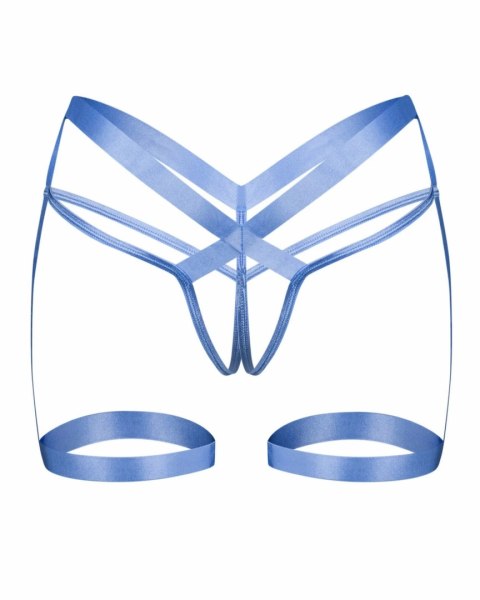 Obsessive Freedom Shaderi pas biodrowy z paskami, niebieski, elastyczny