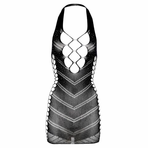 Passion Dress Glitter Amethille Black - elastyczna sukienka z brokatem