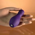 Playboy The Jet Set Vibe Purple - Elegancki wibrator silikonowy USB