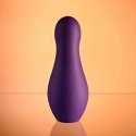 Playboy The Jet Set Vibe Purple - Elegancki wibrator silikonowy USB
