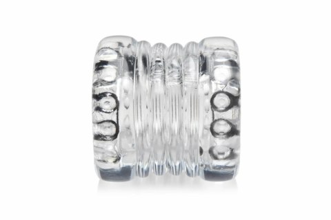 XR Brands Ball Stack Transparent - elastyczny pierścień dystansujący TPE