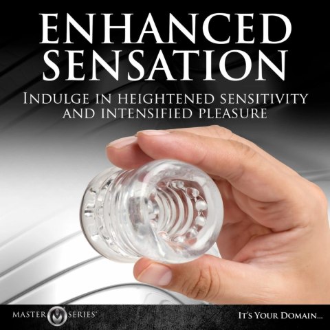 XR Brands Ball Stack Transparent - elastyczny pierścień dystansujący TPE