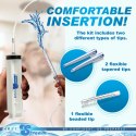 XR Brands Enema Syringe 150 ml z 3 końcowkami i przewodem 60 cm