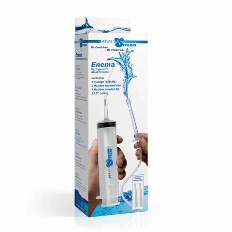 XR Brands Enema Syringe 150 ml z 3 końcowkami i przewodem 60 cm