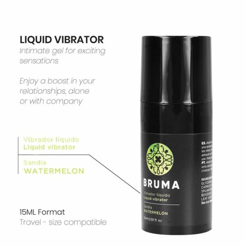 BRUMA Ultra-Gładki Żel Intymny w Płynie Arbuz 15 ml - kompaktowy