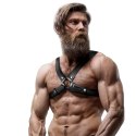 Fetish Submissive Attitude Uprząż Męska Bulldog Regulowana Eco Skora