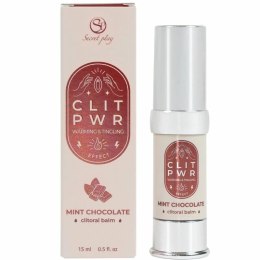 Secret Play Clit Pwr Balsam Miętowa Czekolada 15ml - Balsam Intensyfikujący