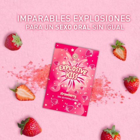 Secret Play Popping Candies Truskawkowe 9g - Musujące cukierki w saszetce