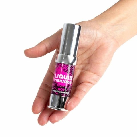 Secret Play żel intymny w płynie 15ml - system wibracyjny, truskawka z kremem