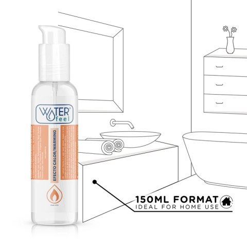 Waterfeel Lubrykant Wodny z Efektem Ciepła 150 ml - Żel Rozgrzewający