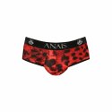 ANAIS MEN Savage Jock Bikini M czerwień, mikrofi bra, animal print
