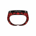 ANAIS MEN Savage Jock Bikini S Czerwone Mikrofibra Animal Print
