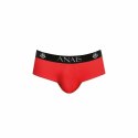 ANAIS MEN Soul Jock Bikini S czerwone mikrofibra z czarną lamowką