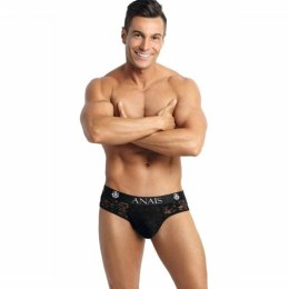 Anais Men Romance Jock Bikini M czarna koronka, kwiatowy wzor