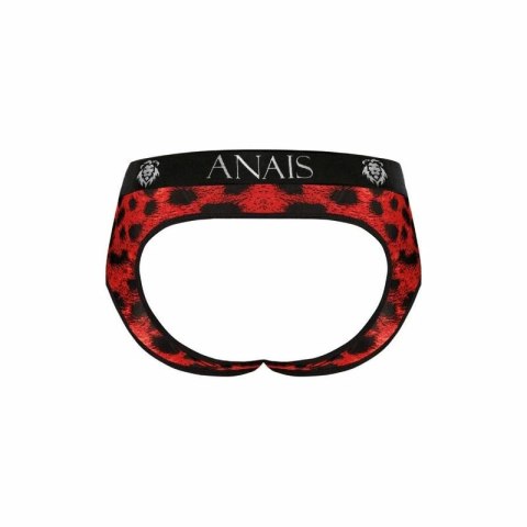 Anais Men Savage Jock Bikini XL czerwony zwierzęcy print