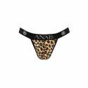 Anais Mercury Jock Strap S - anatomiczny model z mikrofibry, animal print