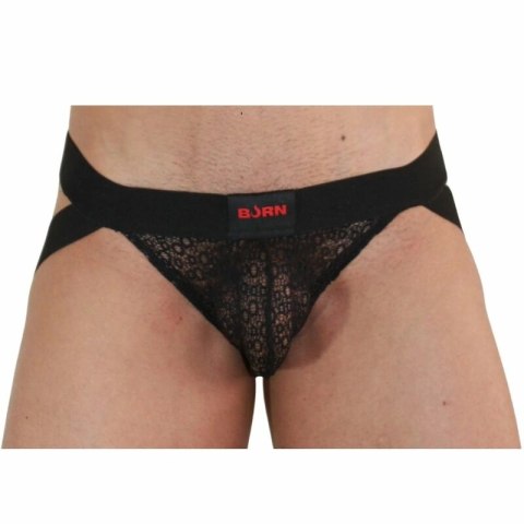 BURN Jock Lingerie 005 czarna S - anatomiczny pas biodrowy premium