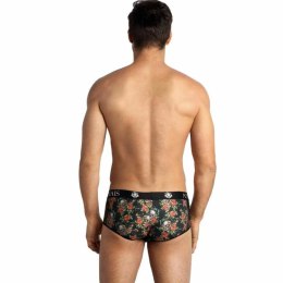 Anais Men Power Brief XL - Modny fason, wzor roże i czaszki