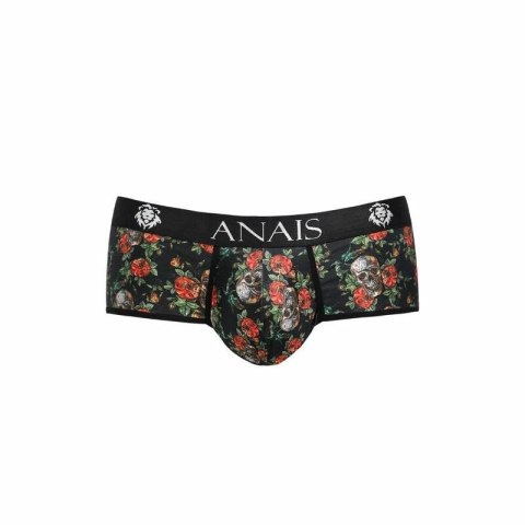 Anais Men Power Brief XL - Modny fason, wzor roże i czaszki