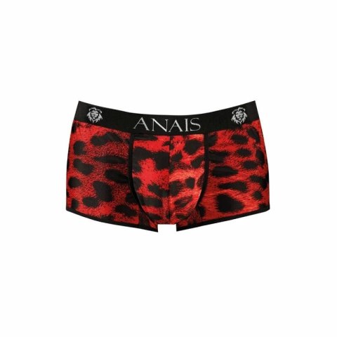 Anais Men Savage Boxer M czerwono-czarne bokserki z nadrukiem