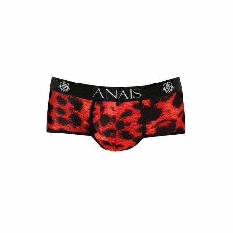 Anais Men Savage Brief L - Sportowy kroj, czerwony animal print