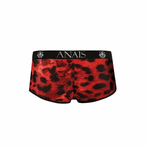 Anais Men Savage Brief M czerwone sportowe bokserki z nadrukiem