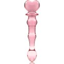 Ibiza Nebula Series Model 21 szklany model anatomiczny rożowy 20,5 cm