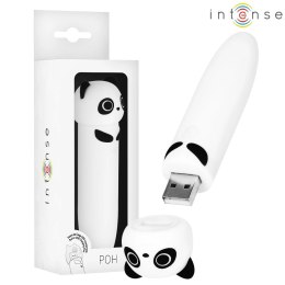 Intense POH Panda - mini urządzenie wibrujące, USB, silikon, 10 cm