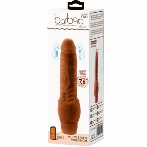 Baile Barbara model anatomiczny wibrator 19,5 cm mulatka