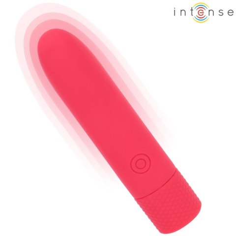 INTENSE SYMONE Wibrująca Kula USB, 8 Trybow, Czerwona, 10x2,2 cm