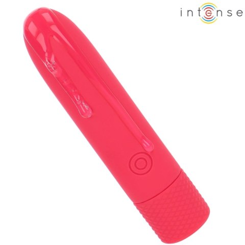 INTENSE SYMONE Wibrująca Kula USB, 8 Trybow, Czerwona, 10x2,2 cm