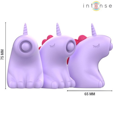 INTENSE Sweetie Pink - Stymulator z pulsującą końcowką jednorożca, IPX7