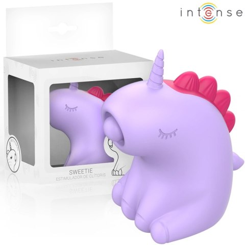 INTENSE Sweetie Pink - Stymulator z pulsującą końcowką jednorożca, IPX7
