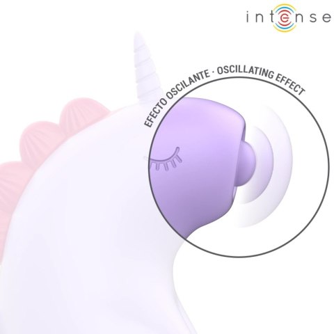 INTENSE Sweetie Pink - Stymulator z pulsującą końcowką jednorożca, IPX7