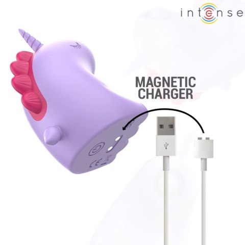 INTENSE Sweetie Pink - Stymulator z pulsującą końcowką jednorożca, IPX7