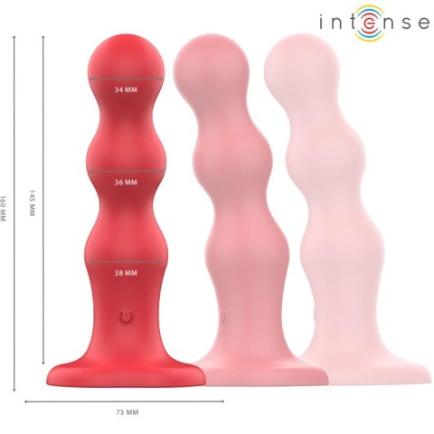 Intense Cody model z przyssawką, czerwony, pilot bezprzewodowy