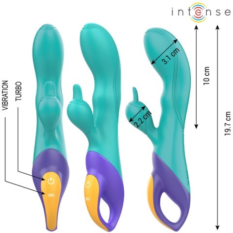 Intense Fred model wielofunkcyjny, silikonowy, niebieski, wodoodporny