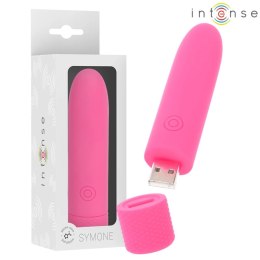 Intense Symone Rożowa Kula Wibracyjna USB 8 Trybow 10x2,2 cm