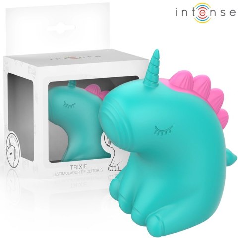 Intense TRIXIE Zielony stymulator punktowy jednorożec silikonowy IPX7 USB